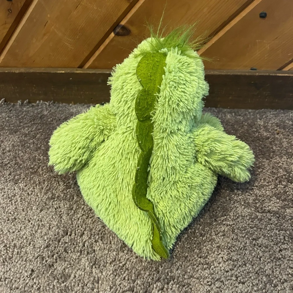 Warmies green dinosaur large plush w/ lavender scent